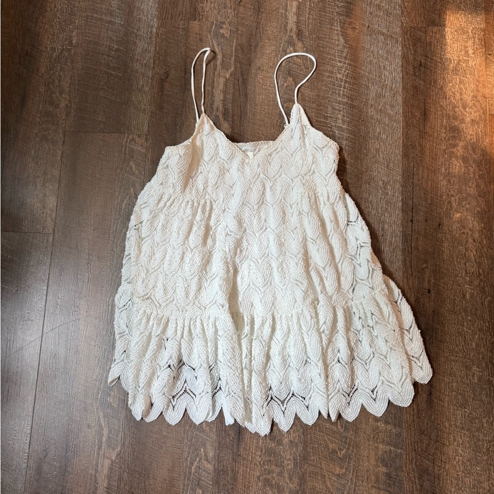 Mustard Seed Ivory Lace dress